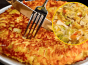 Овощная запеканка с яйцами