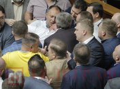 Появилось видео, из-за чего дрались депутаты в Раде