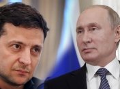 Зеленський та кривавий диктатор путін