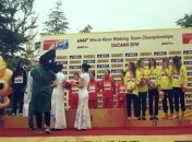 Украинки завоевали "бронзу" на чемпионате мира по спортивной ходьбе в Тайцане