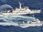 Береговая охрана Японии вытеснила тайванские корабли водометами
