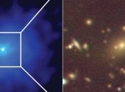 Ученые обнаружили сотни галактик, скрытых гигантской черной дырой 