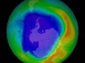 Размер озоновой дыры над Южным полюсом стал минимальным