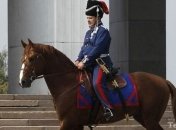 Участники конного похода прибыли в белорусский город Молодечно