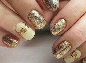 Маникюр 2020: трендовые идеи золотого дизайна (Фото)