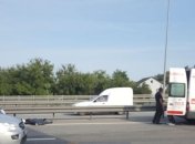 ДТП в Киеве: пешехода отбросило на 15 метров