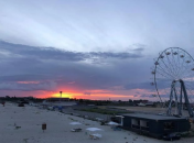 Лазурное на рассвете несколько дней назад