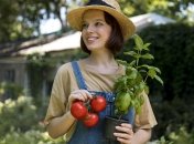 Помідори налилися, але не поспішають червоніти