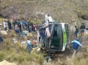 В Перу автобус упал в ущелье, есть погибшие и травмированные