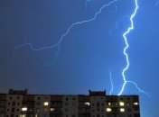 В Симферополе прошлой ночью была сильная гроза