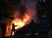 В Белой Церкви сгорели три автомобиля