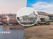 Речной порт в Днепре в разные годы своего существования