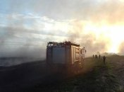 Неподалеку Львова произошел массовый пожар