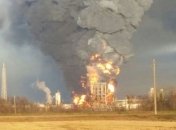 В российской Уфе горел нефтеперерабатывающий завод 