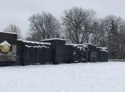 Во Львове повредили Монумент Славы 