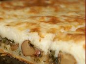 Пирог с картофелем и лисичками