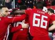 Олимпиакос разгромил АЕК перед матчем против Динамо в Лиге Европы