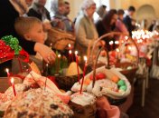 Служба Божья на Пасху в Киеве в ночь с 15 на 16 апреля 2023 года