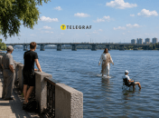 Рыбалка посреди Днепра