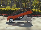 Итальянский дизайнер разработал электрический веломобиль