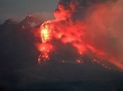Вулкан Шивелуч на Камчатке.