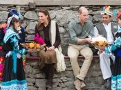 Герцоги Кембриджские посетили жителей Гималаев (Фото)