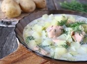 Рецепт дня: молочный суп с рыбой