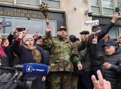 Протестувальники в Придністров'ї блокували будівлю уряду Молдови