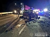 Внедорожник столкнулся с грузовиком