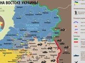 Карта АТО на востоке Украины (18 декабря)