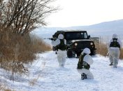 Російські військові на навчаннях