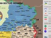 Карта АТО на востоке Украины (11 сентября)