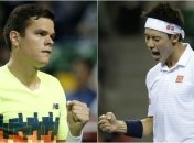 Раонич и Нисикори разыграют титул в Токио