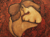 Картина "Поцілунок" українського художника Всеволода Максимовича нагадує про одне зі значень