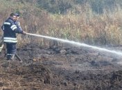 В Черкасской области полмесяца тушат пожар на торфяниках