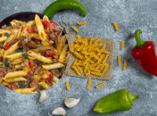 Рецепт пасти з фаршем та овочами