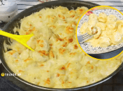 Пельмені запечені в сметанному соусі з сиром