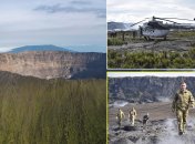 Українські миротворці звозили вчених на вулкан