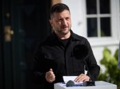 Владимир Зеленский во время визита в Данию