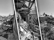 Разрушения в городе Орехов