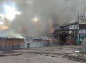 ГСЧС потушили пожар на территории Нежинского жирокомбината