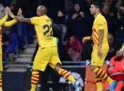 Барселона в меньшинстве сыграла вничью с Эспаньолом