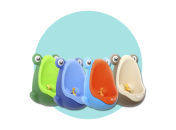 5 веселых приспособлений, чтобы научить мальчика писать стоя