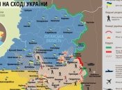 Карта ситуации на Востоке Украины по состоянию на 3 августа