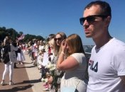 Солидарность с протестующими в Беларуси: В центре Киева проходит акция