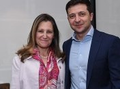 Зеленский встретился с главой МИД Канады: обсудили борьбу с коррупцией в Украине