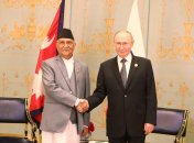 Фото: акаунт Х.П. Шарма Олі у соцмережі Х. Х.П. Шарма Олі та Володимир Путін