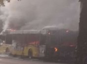 Возгорание автобуса в Киеве: в КГГА рассказали подробности