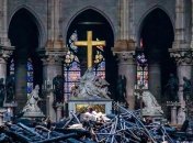 Как выглядит Нотр-Дам изнутри после пожара (Видео)