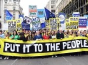 Британцы собрались на марш с требованием референдума по Brexit 